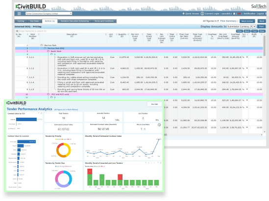 Infrastructure ERP Software for Precision Budgeting & Bids Management for Builders