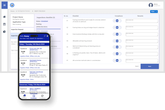 Building permit software for smart inspection scheduling and efficient management